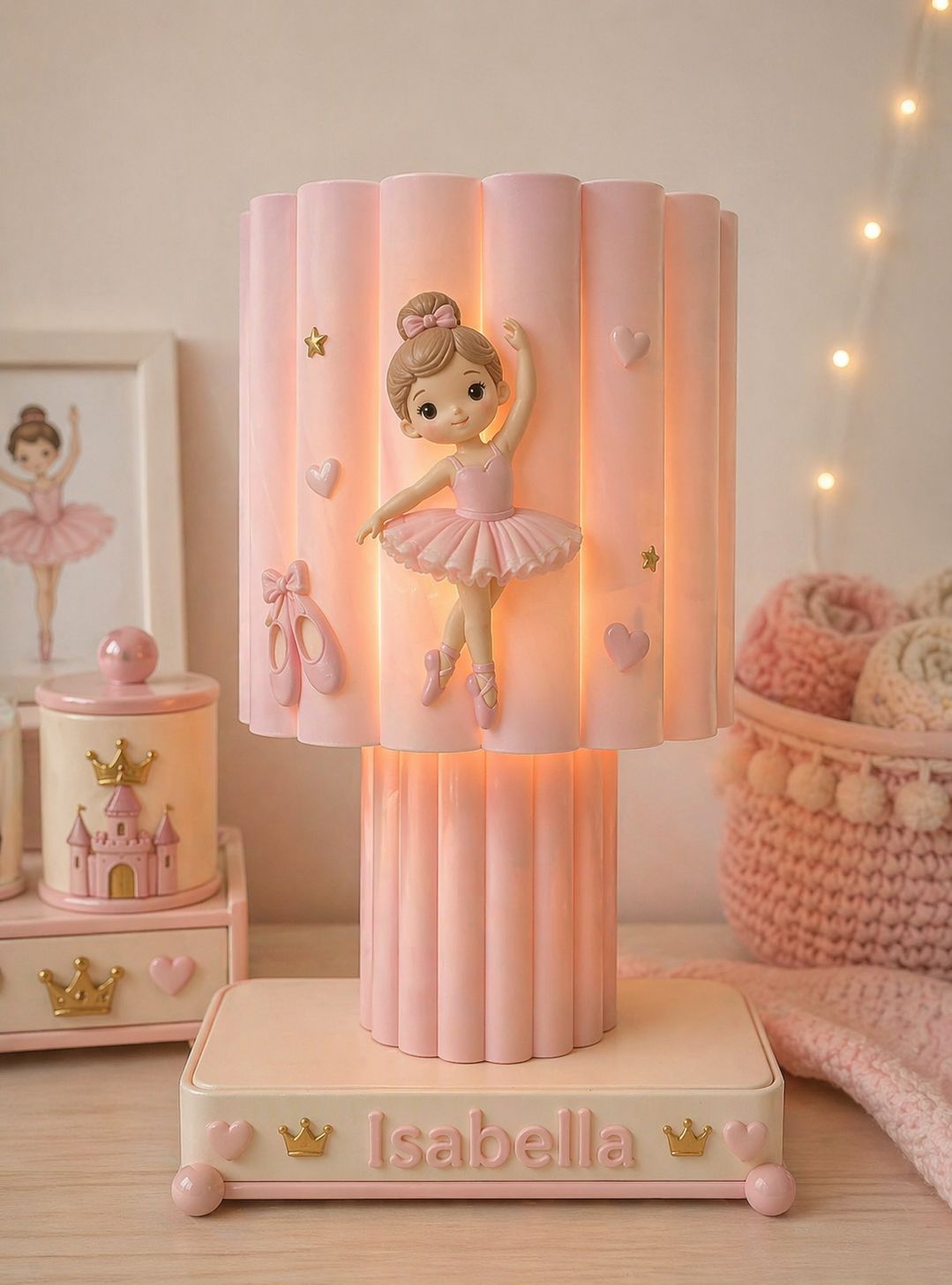 Custom baby name lamp